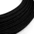 Extra low voltage power cable, coated with silk-effect material, black RM04