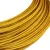 Extra low voltage power cable, coated with silk-effect material, gold RM05
