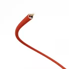 Extra low voltage power cable, coated with silk-effect material, red RM09
