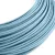 Extra low voltage power cable, coated with silk-effect material, light blue RM17