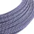 Extra low voltage power cable, coated with silk-effect material, zigzag white and blue RZ12