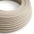 Cotton and flax straw Vertigo textile cable - The original creative cables - ERD20 round 2x0.75mm / 3x0.75mm