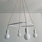 Cotton and jute tobacco brown Vertigo textile cable - The original Creative-Cables - ERD21 round 2x0.75 mm / 3x0.75 mm