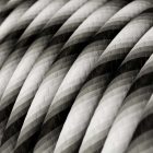  Shiny optical gray Regimental Vertigo textile cable - The original creative cables - ERM63 round 2x0.75mm / 3x0.75mm