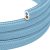 Flat textile cable in light baby blue - PM17