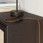 Whiskey fabric-covered flat power cable - PM22