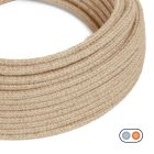 Natural jute-covered flat cable - PN06