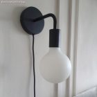 Cotton charcoal black textile cable - The original Creative-Cables - RC04 round 2x0.75 mm / 3x0.75 mm