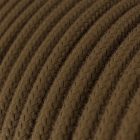 Cotton, espresso brown textile cable – The original Creative-Cables – RC13 round 2x0.75 mm / 3x0.75 mm