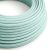 Cotton celadon green textile cable – The original Creative-Cables – RC18 round 2x0.75 mm / 3x0.75 mm