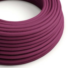   Cotton burgundy textile cable – The original Creative-Cables – RC32 round 2x0.75 mm / 3x0.75 mm