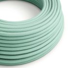 Cotton Mint Milk Textile Cable - The original Creative-Cables - RC34 round 2x0.75 mm / 3x0.75 mm