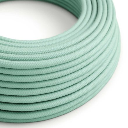 Cotton Mint Milk Textile Cable - The original Creative-Cables - RC34 round 2x0.75 mm / 3x0.75 mm
