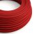 Cotton fire-red textile cable – The original Creative-Cables – RC35 round 2x0.75 mm / 3x0.75 mm