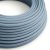 Cotton ocean blue textile cable – The original Creative-Cables – RC53 round 2x0.75 mm / 3x0.75 mm