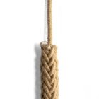2XL jute twisted rope cable, 2x0.75 electrical cable. 24 mm diameter