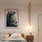 2XL jute twisted rope cable, 2x0.75 electrical cable. 24 mm diameter