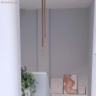 2XL jute twisted rope cable, 2x0.75 electrical cable. 24 mm diameter