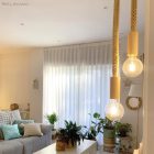 2XL jute twisted rope cable, 2x0.75 electrical cable. 24 mm diameter