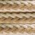 2XL jute and raw cotton twisted rope cable, 2x0.75 electrical cable. Diameter 24 mm