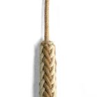 2XL jute and raw cotton twisted rope cable, 2x0.75 electrical cable. Diameter 24 mm