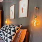 Antique pink and beige striped textile cable – The original Creative-Cables – RD51 round 2x0.75 mm / 3x0.75 mm