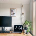 Anthracite gray and beige striped textile cable - The Original Creative-Cables - RD54 round 2x0.75 mm / 3x0.75 mm