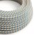 Steward Blue and Beige Stripe Textile Cable - The original Creative-Cables - RD55 round 2x0.75 mm / 3x0.75 mm