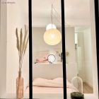 Antique pink and beige zigzag textile cable - The original Creative-Cables - RD71 round 2x0.75 mm / 3x0.75 mm