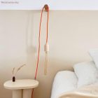 Bright fluorescent orange textile cable – The original Creative-Cables – RF15 round 2x0.75 mm / 3x0.75 mm