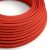 Bright fire-red shiny textile cable – The original Creative-Cables – RL09 round 2x0.75 mm / 3x0.75 mm