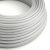 Shiny silver textile cable - The original Creative-Cables - RM02 round 2x0.75 mm / 3x0.75 mm