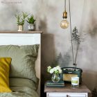 Shiny smoky gray textile cable – The original Creative-Cables – RM03 round 2x0.75 mm / 3x0.75 mm