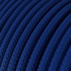 Glossy classic blue textile cable - The original Creative-Cables - RM12 round 2x0.75 mm / 3x0.75 mm
