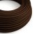 Glossy espresso brown textile cable – The original Creative-Cables – RM13 round 2x0.75 mm / 3x0.75 mm
