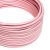 Glossy Baby Pink Textile Cable - The Original Creative-Cables - RM16 Round 2x0.75 mm / 3x0.75 mm