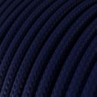 Shiny deep blue textile cable – The original Creative-Cables – RM20 round 2x0.75 mm / 3x0.75 mm