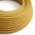 Bright mustard yellow textile cable - The original Creative-Cables - RM25 round 2x0.75 mm / 3x0.75 mm