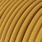 Bright mustard yellow textile cable - The original Creative-Cables - RM25 round 2x0.75 mm / 3x0.75 mm