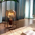 Linen brown melange textile cable - The original Creative-Cables - RN04 round 2x0.75 mm / 3x0.75 mm