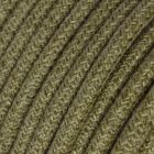 Jute brown bark textile cable - The original Creative-Cables - RN26 round 2x0.75 mm / 3x0.75 mm