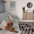 Burgundy tweed shiny zigzag textile cable – The original Creative-Cables – RS83 round 2x0.75 mm / 3x0.75 mm