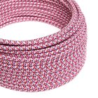 Bright pink Pixel Palette textile cable – The original Creative-Cables – RX00 round 2x0.75 mm / 3x0.75 mm