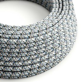   Shiny ice crystal textile cable – The original Creative-Cables – RX04 round 2x0.75 mm / 3x0.75 mm