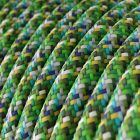 Shiny green Pixel Palette textile cable – The original Creative-Cables – RX05 round 2x0.75 mm / 3x0.75 mm