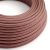 Cotton Marsala textile cable – The original Creative-Cables – RX11 round 2x0.75 mm / 3x0.75 mm
