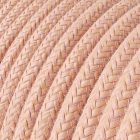 Cotton salmon pink textile cable – The original Creative-Cables – RX13 round 2x0.75 mm / 3x0.75 mm