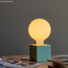 Shiny grass green and optical white ZigZag textile cable - The original Creative-Cables - RZ06 round 2x0.75 mm / 3x0.75 mm