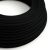 Ultra-soft silicone electrical cable with charcoal black cotton lining - RC04 round 2x0.75 mm