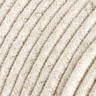 Ultra soft silicone electric cable with white melange linen lining - RN01 round 2x0.75 mm